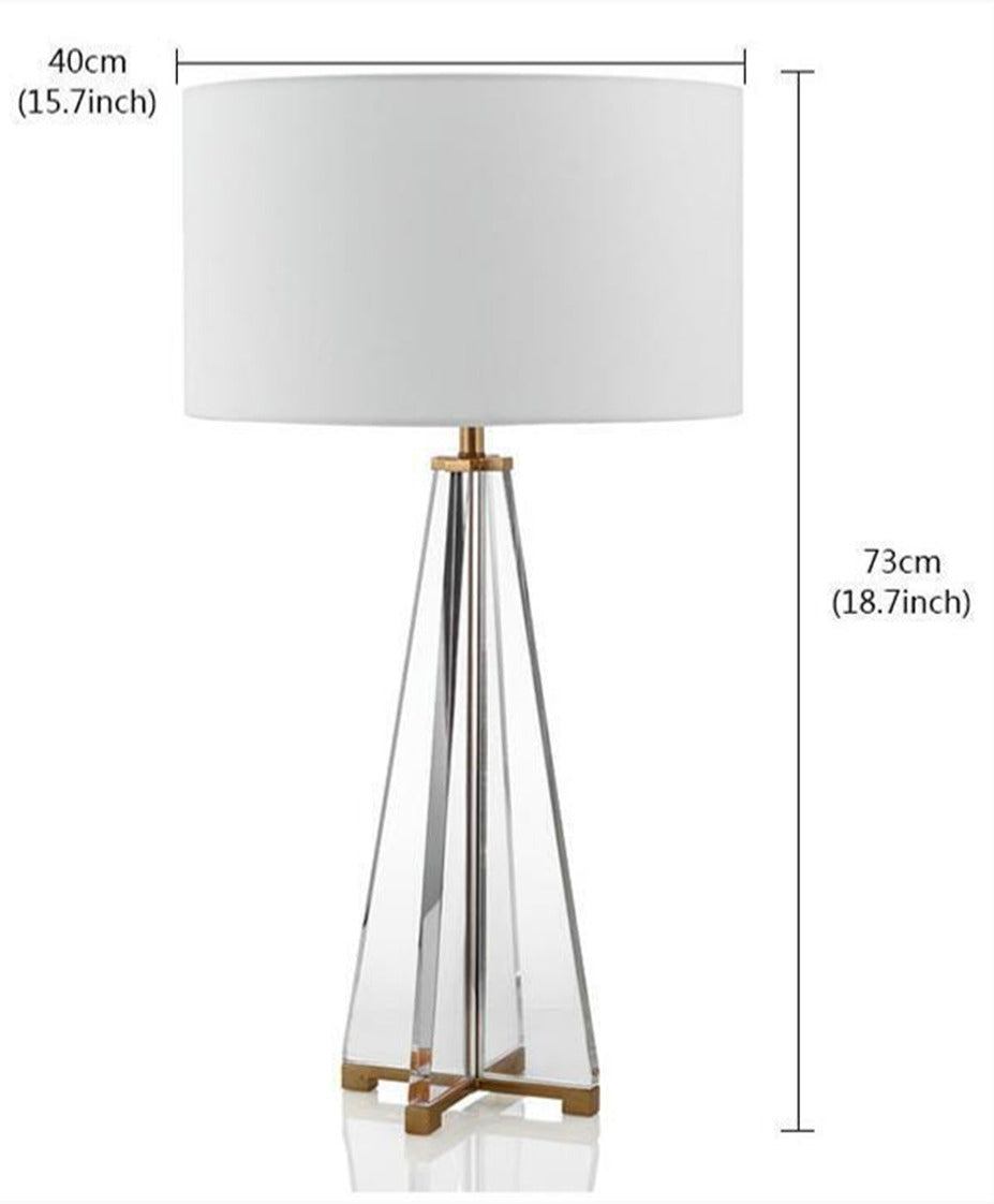 Taper Base Table Lamp | Modern Decorative Lighting - ILLUMEA