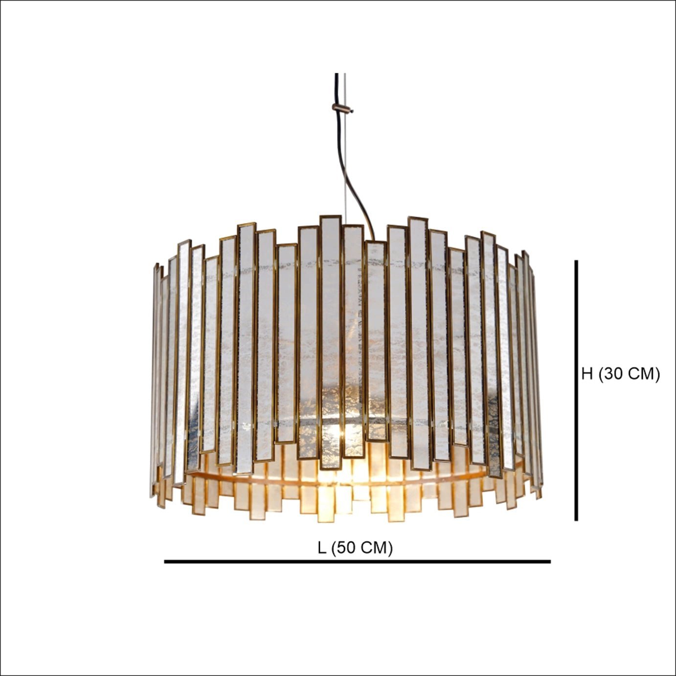 Staggered Shade Antique - ILLUMEA