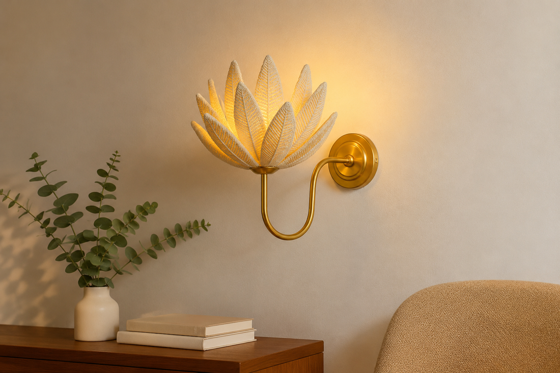 The Art of Lighting: A Wall Sconce That Blooms with Elegance