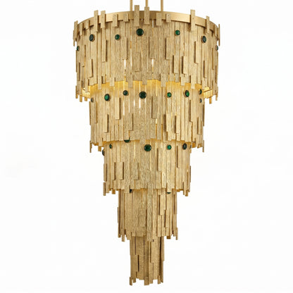 Casted Strips Chandelier Light