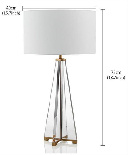 Taper Base Table Lamp | Modern Decorative Lighting - ILLUMEA
