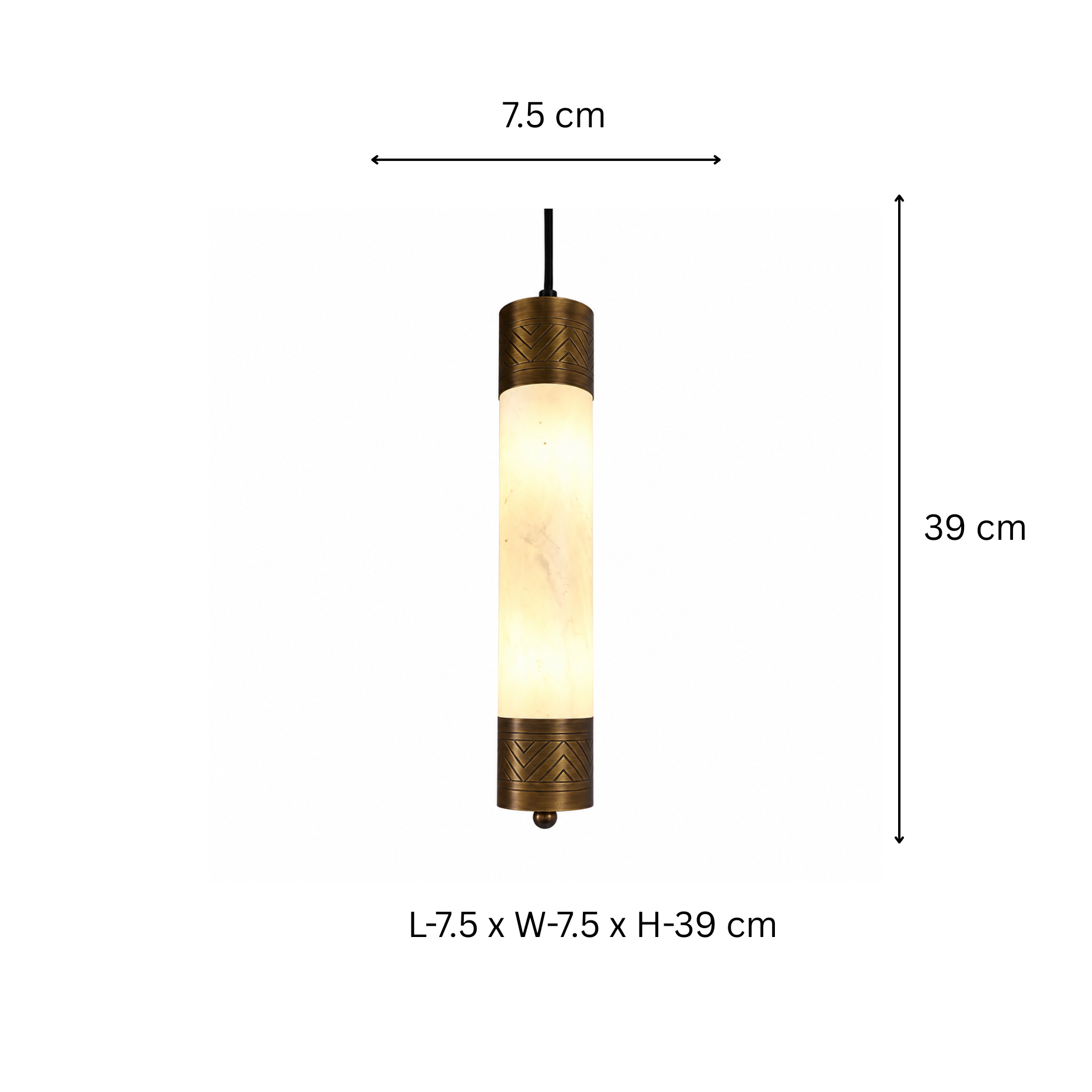 Alabester Marble Pendant Light