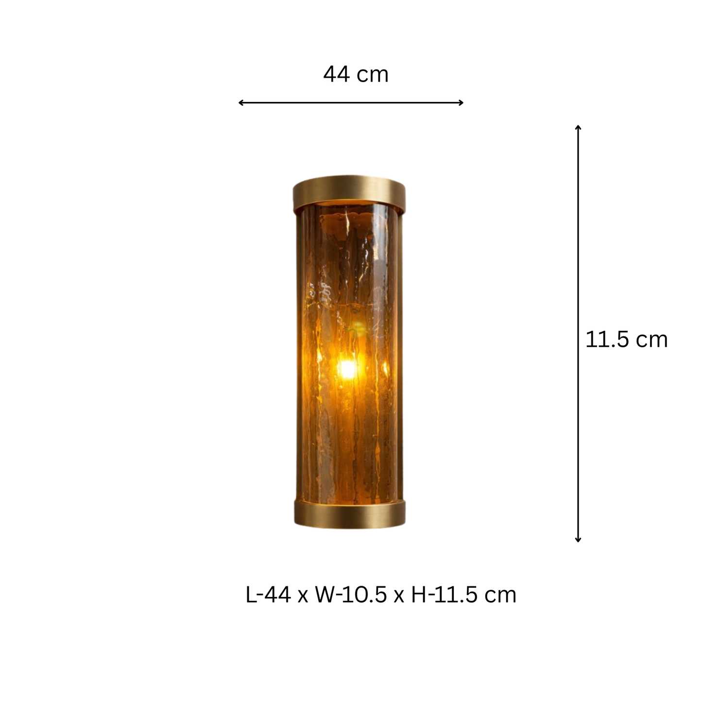 Casted Glass Pendant Light