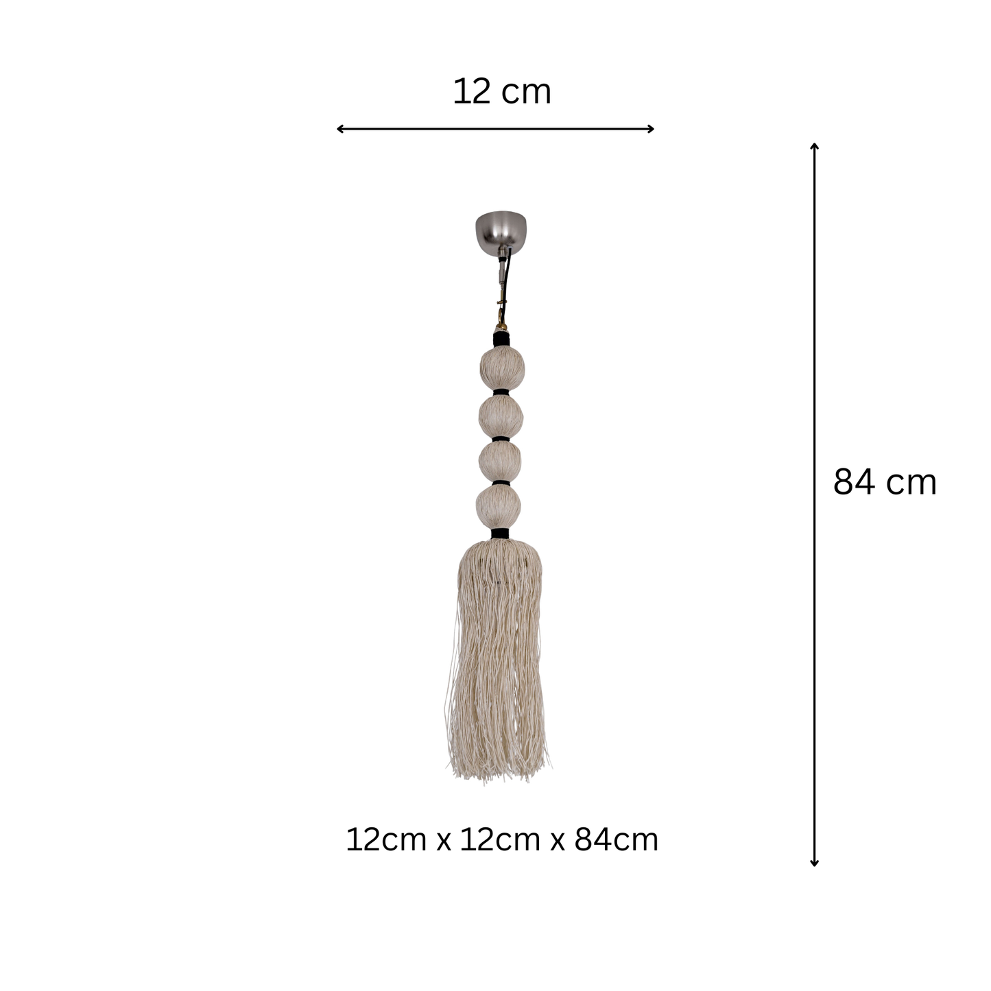 Jute Pendant Light - ILLUMEA