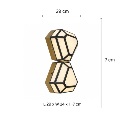 Diamond Cut Wall Lamp - ILLUMEA