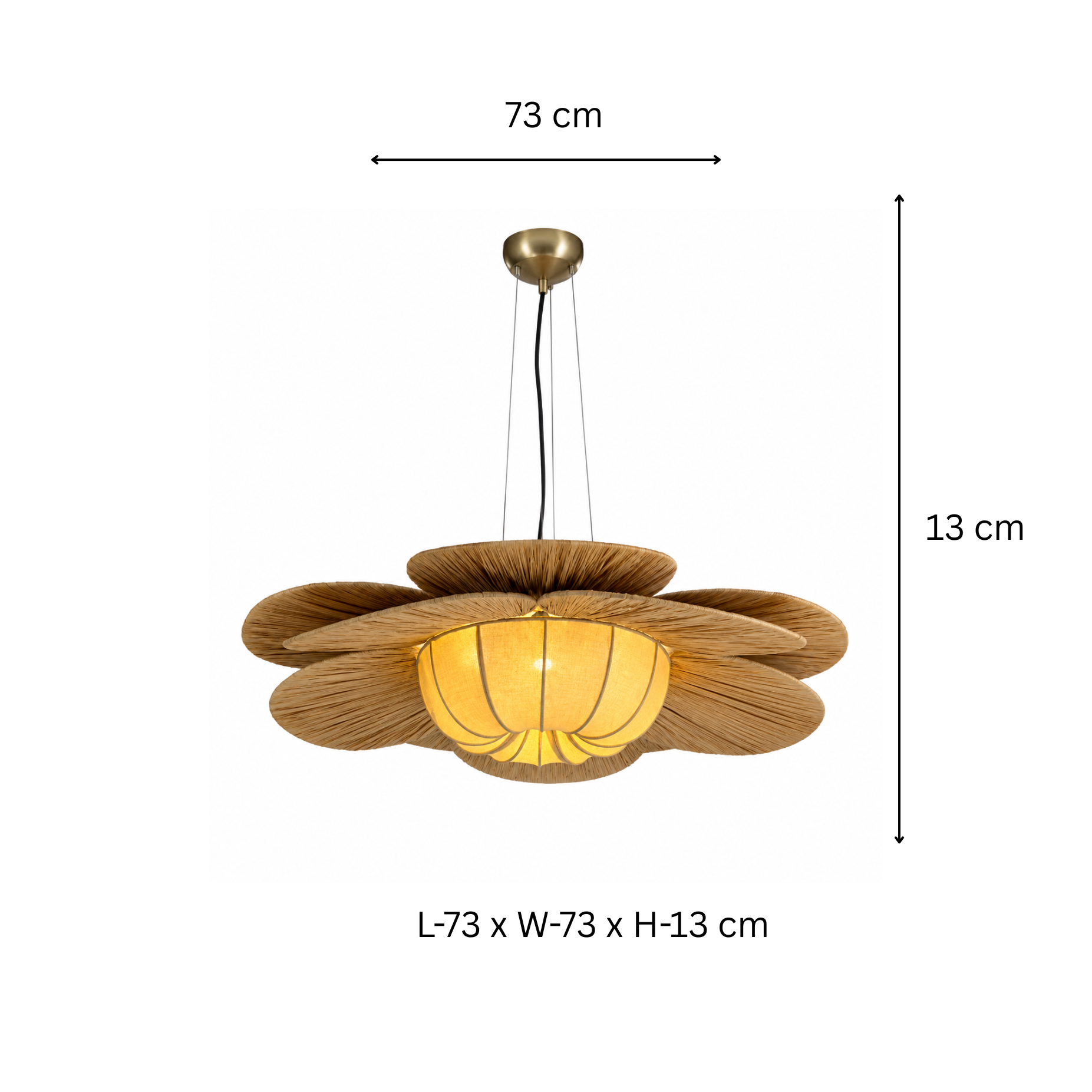 Raffia Pendant Lamp