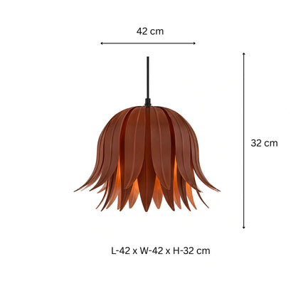 Iron Leaf Pendant Light