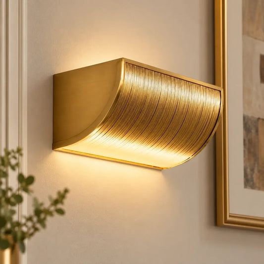Elegant Iron Wire Wall Lamp, luxury lighting fixture featuring intricate iron wire design for sophisticated home decor