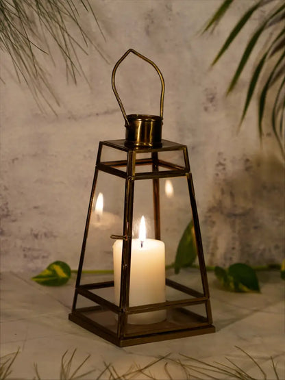 Antique Glass Lantern