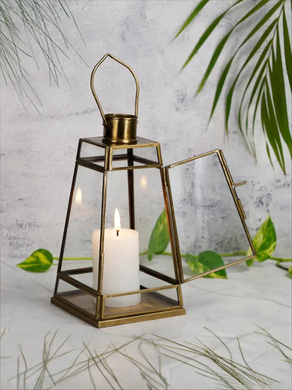 Antique Glass Lantern