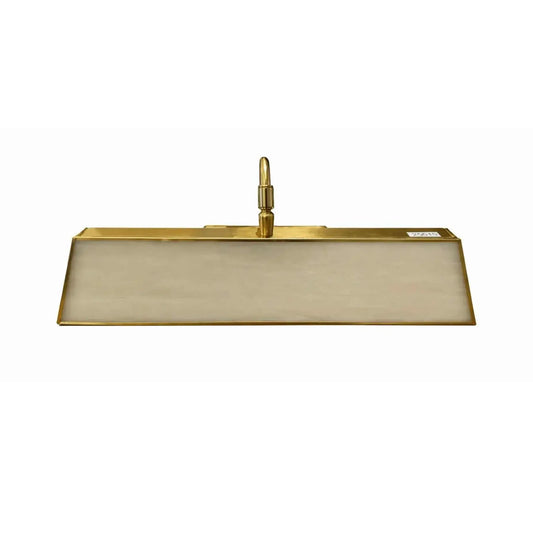 Brass Rectangular Wall Lamp by ILLUMEA with sleek design and warm white light for modern interiors