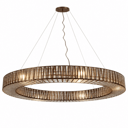 Luxury Taper Ring Chandelier for Modern Living Room Interior Lighting