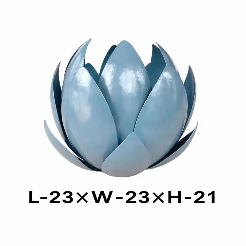 Blue Lotus Metal Leaf Hurricane