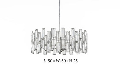 Poppy Clear Crystal Shade Ceiling Light