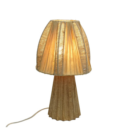 Jute Shade Wood Base 
