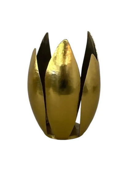 Lotus Leaf Hammered Tealight Holde