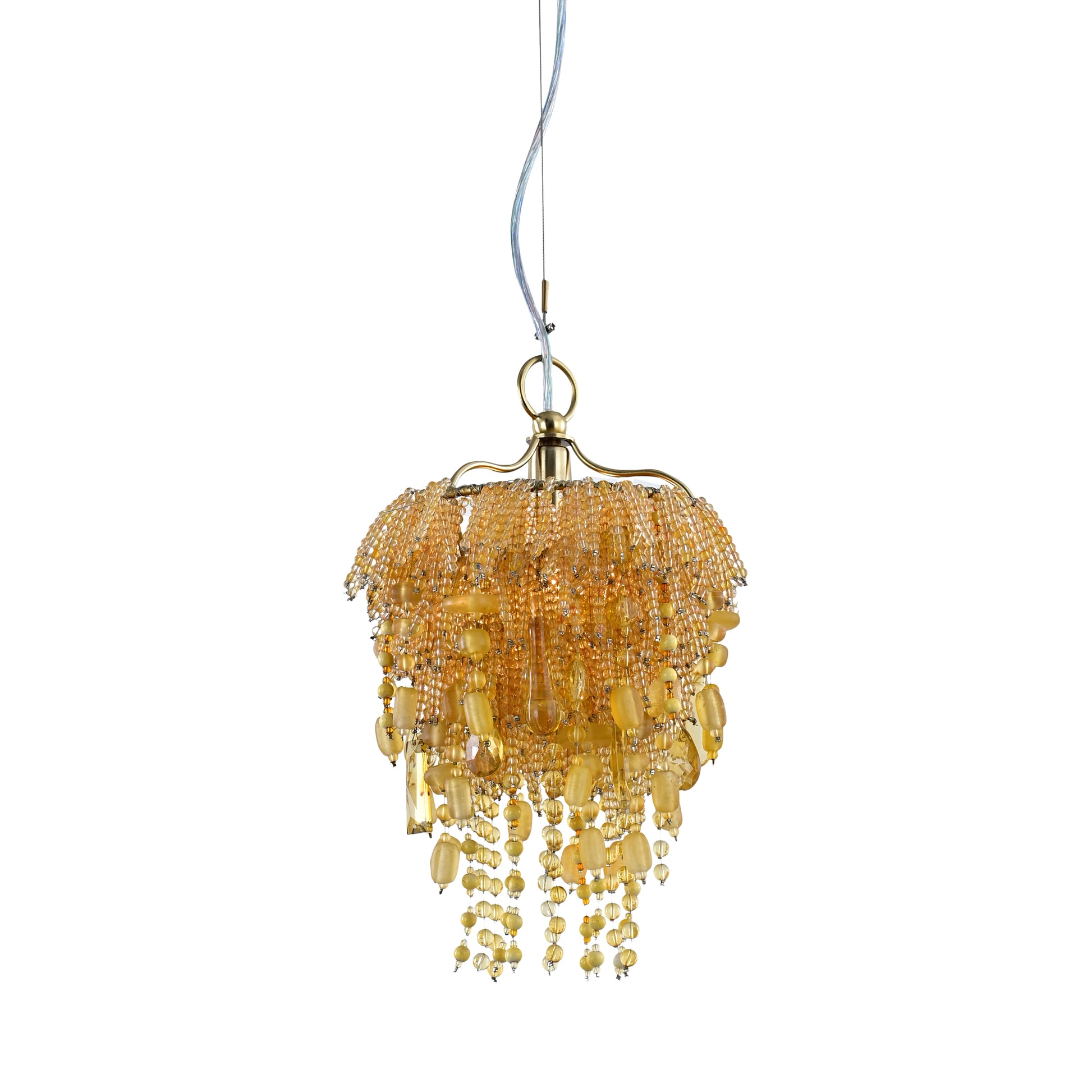 Nora Amber Mini Chandelier