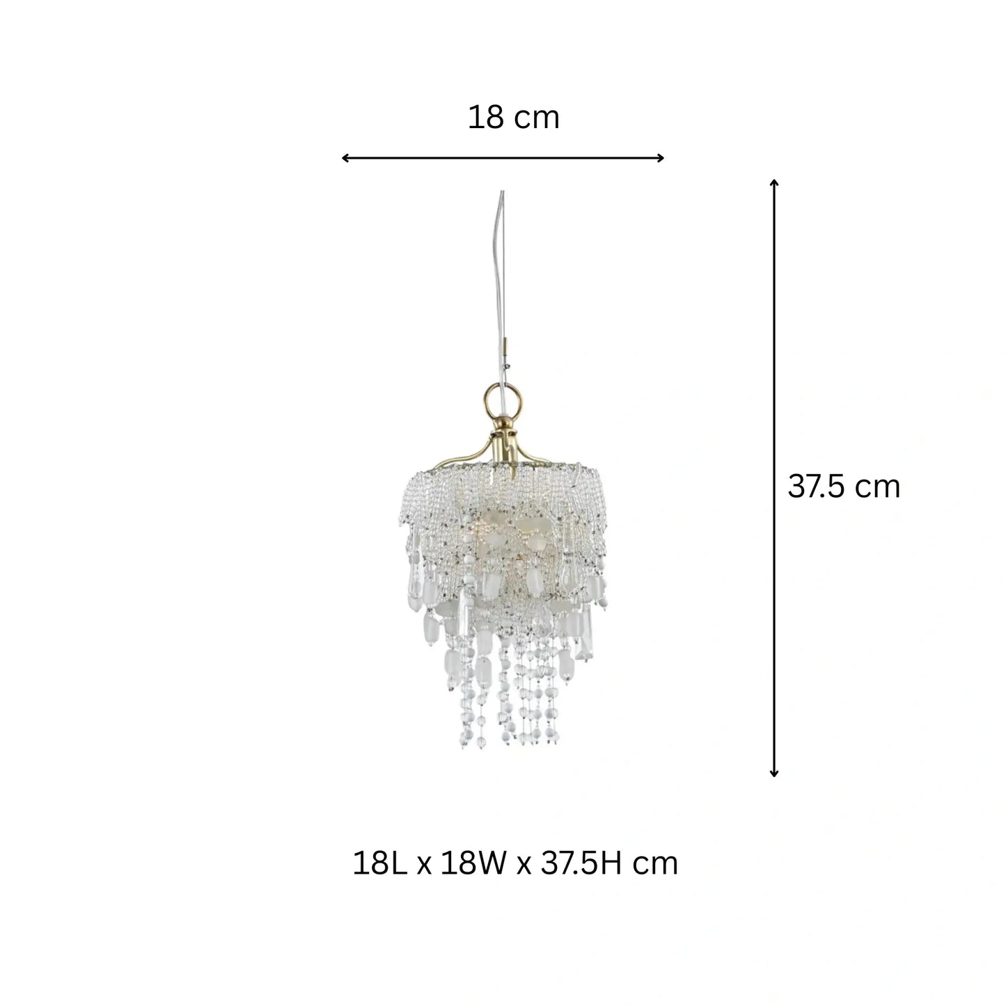 Nora Clear Mini Chandelier