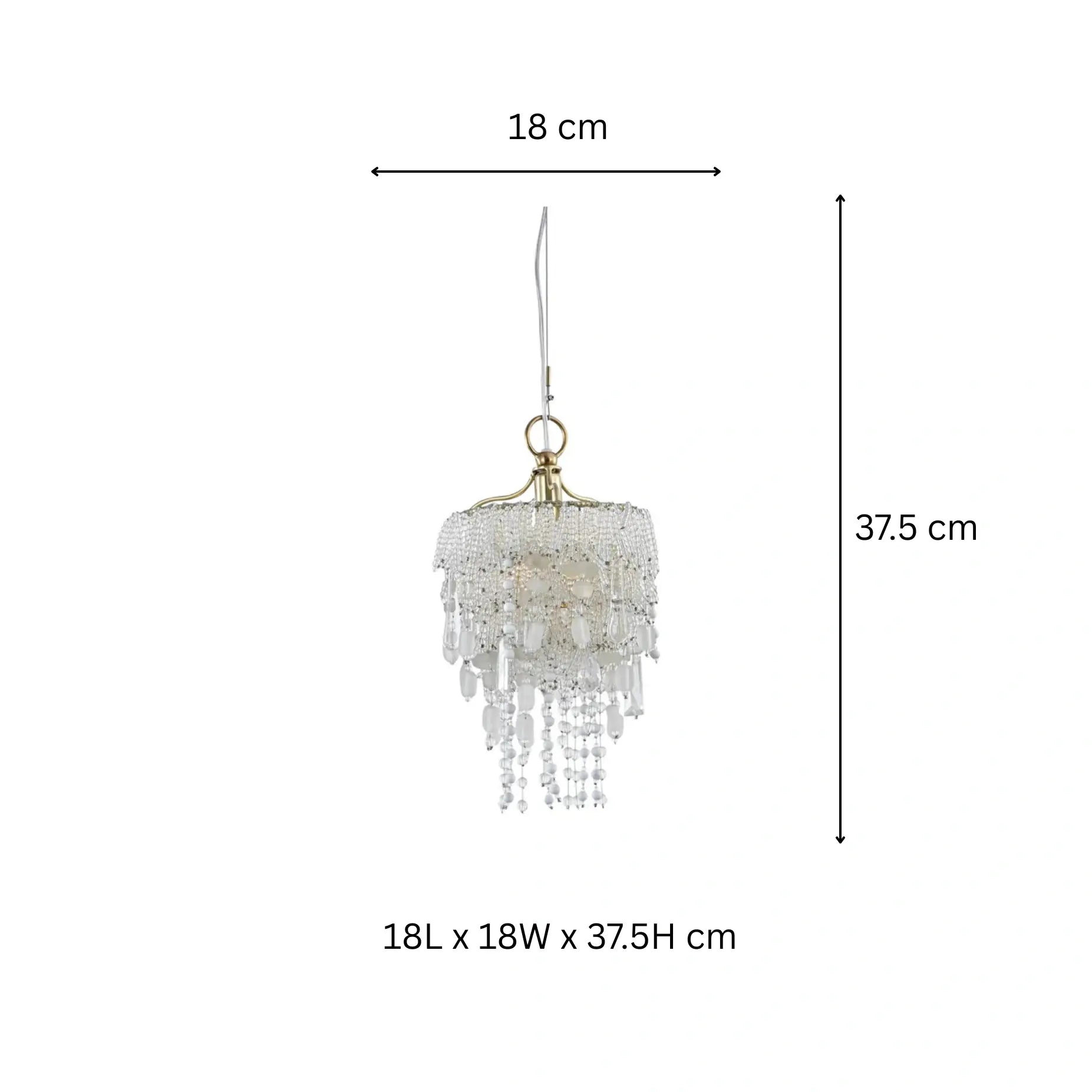Nora Clear Mini Chandelier