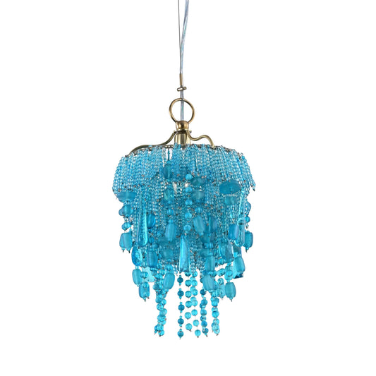Nora Turquoise Mini Chandelier 