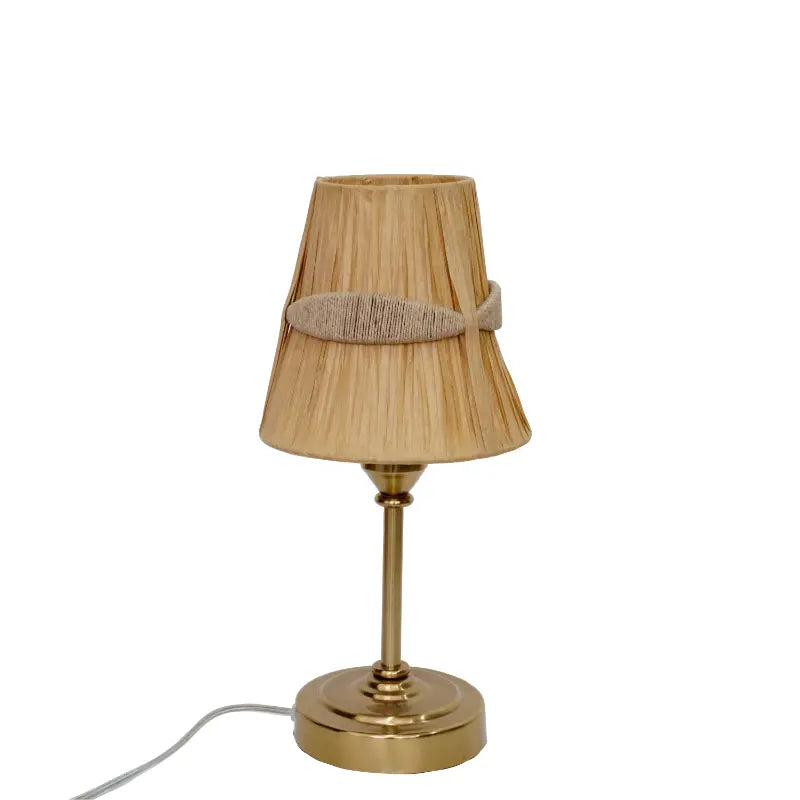Rafia Shade Table-Lamp