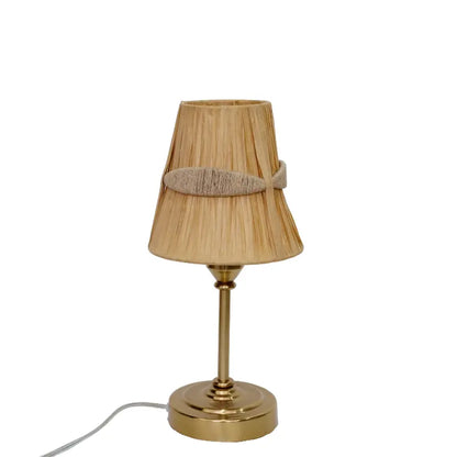 Rafia Shade Table-Lamp