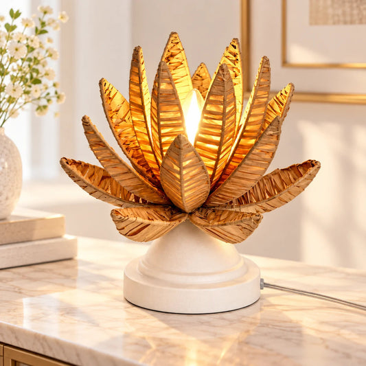 Rafiya table lamp showcasing luxury design, elegance, and refined ambiance for upscale interiors