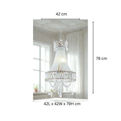 Royale Crystal Glass Chandelier
