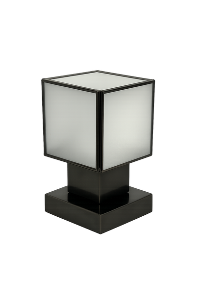 Square Glass Table Lamp