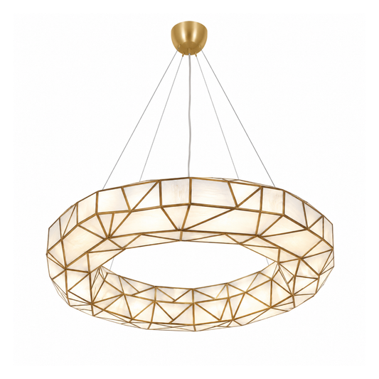 Triangle Glass Chandelier 
