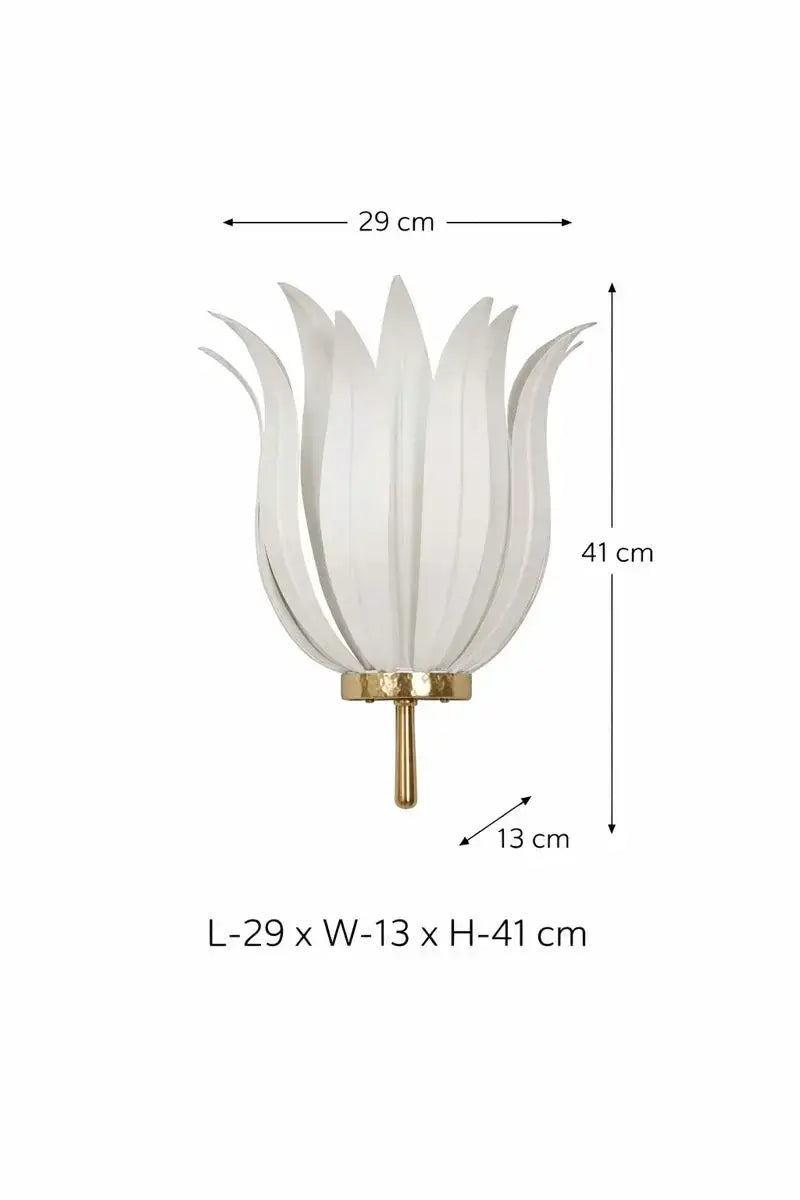 White Leaf Wall 