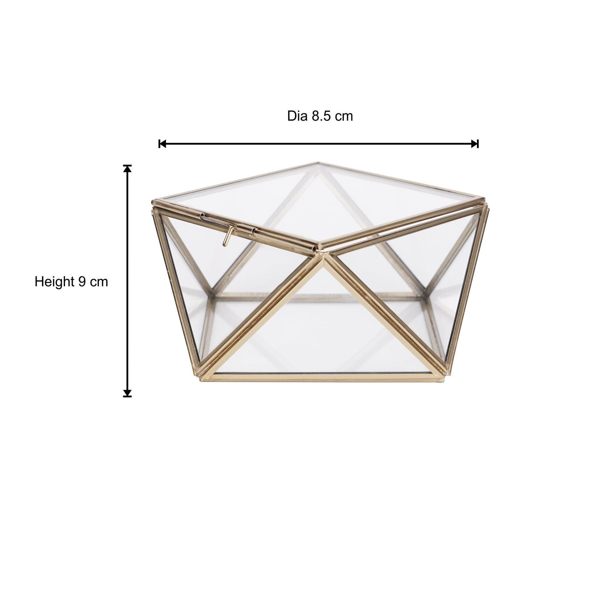 Bumpy Box Clear Glass - ILLUMEADecorative Box