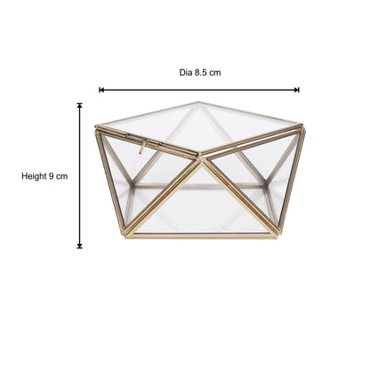Bumpy Box Clear Glass - ILLUMEADecorative Box