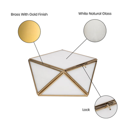 Bumpy Box White Glass – ILLUMEA - ILLUMEADecorative Box