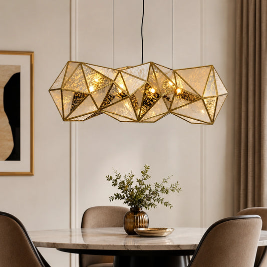 Bumpy Rectangle Chandelier - ILLUMEA.