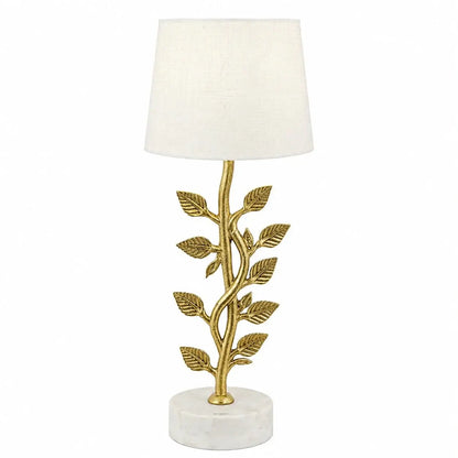 Casted Leaf Table Lamp