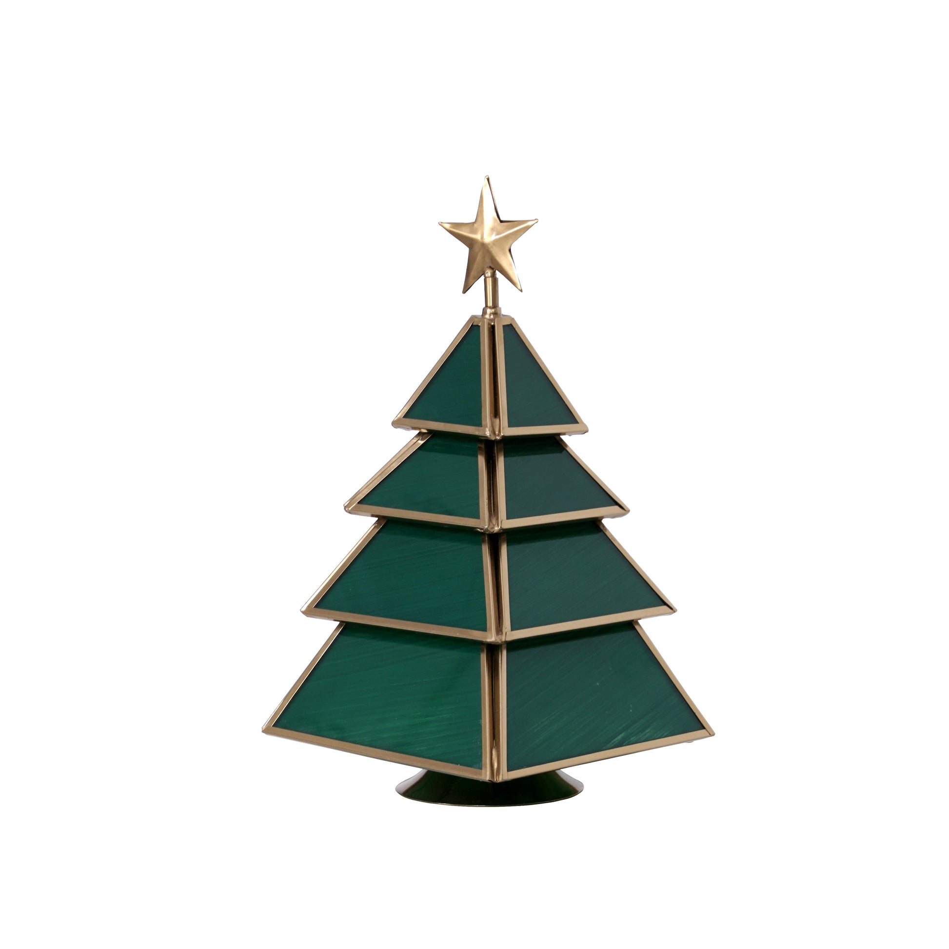 Christmas Glass Tree Table