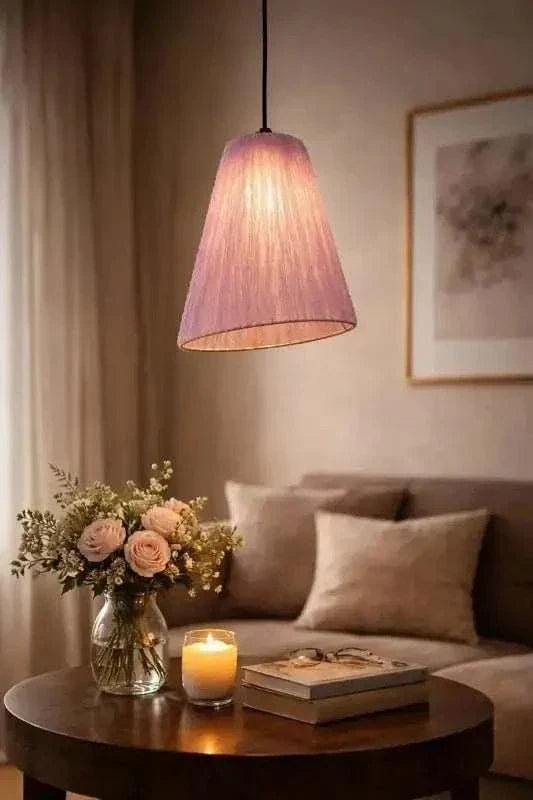 White conical poth lamp modern pendant light for elegant interiors