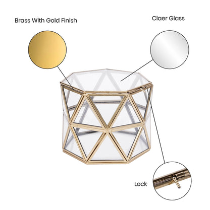 Diamond Box Clear Glass - ILLUMEA - ILLUMEADecorative Box