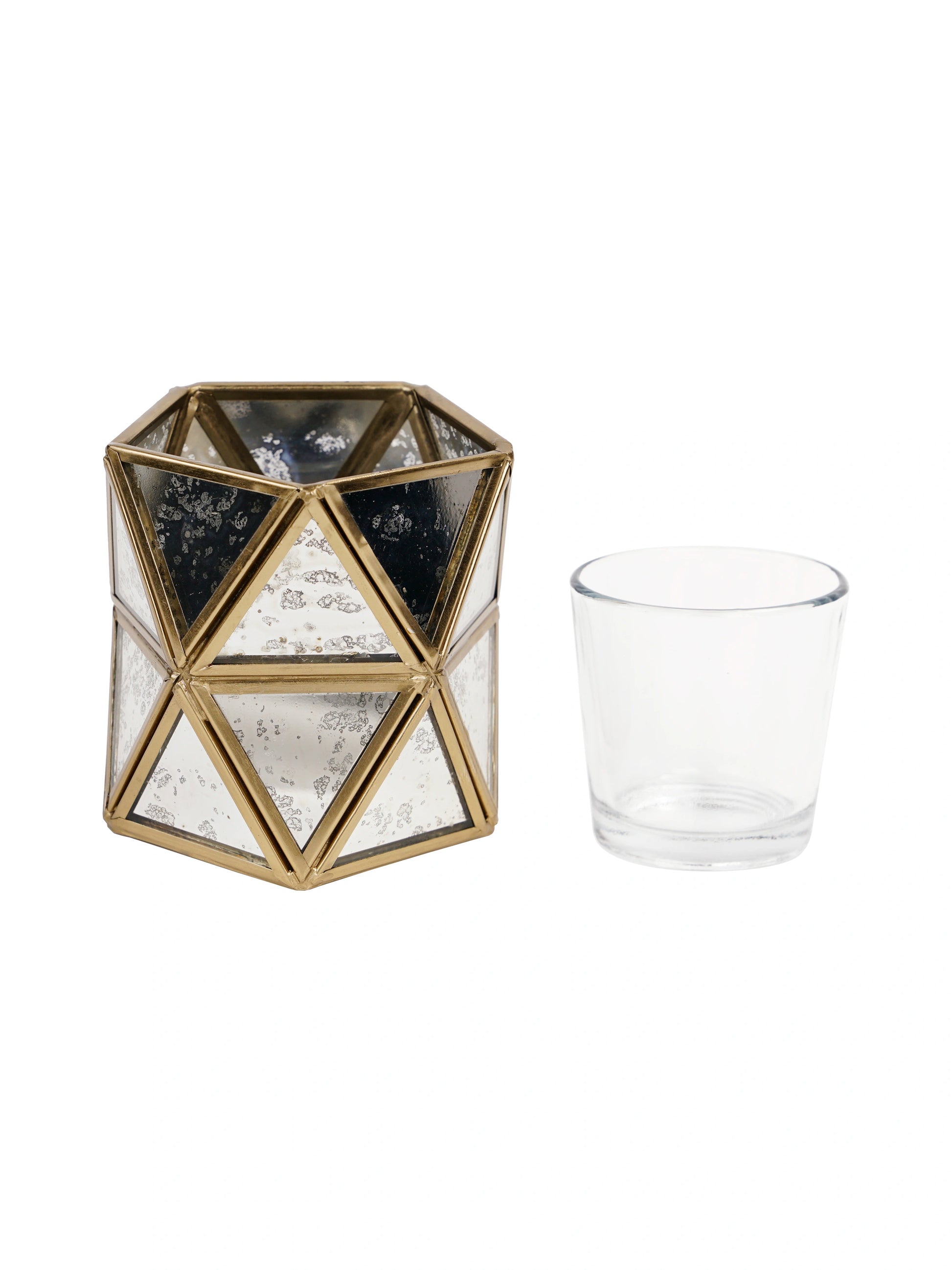 Diamond Tealight Candle Holder Antique - ILLUMEA - ILLUMEATea light