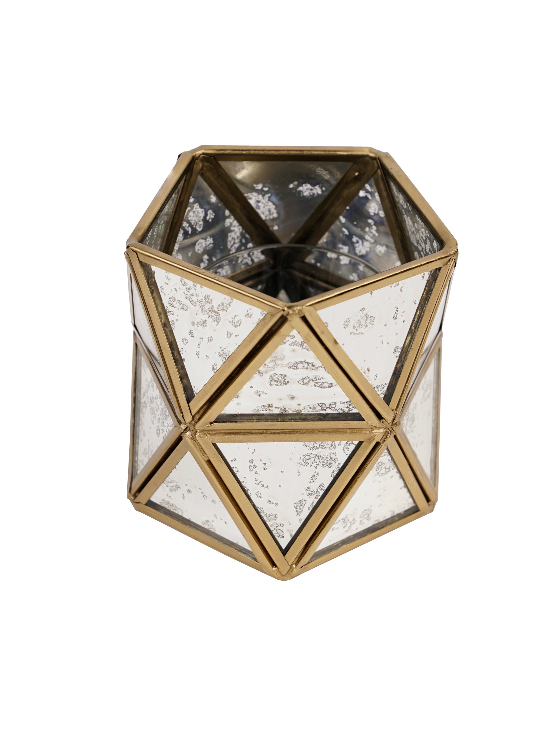 Diamond Tealight Candle Holder Antique - ILLUMEA - ILLUMEATea light