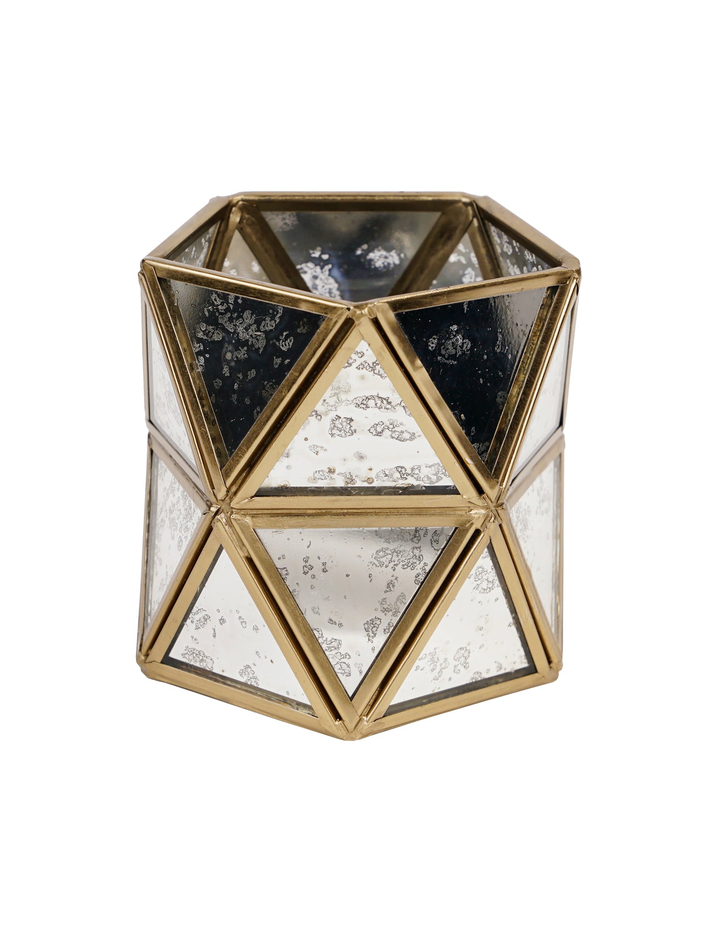 Diamond Tealight Candle Holder Antique - ILLUMEA - ILLUMEATea light