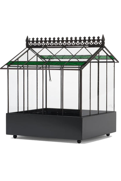 Elegant Glass Wardian Case Terrarium Planter