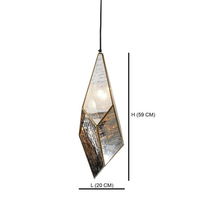 Geometric Crystal Pendant Antique - ILLUMEA - ILLUMEALighting