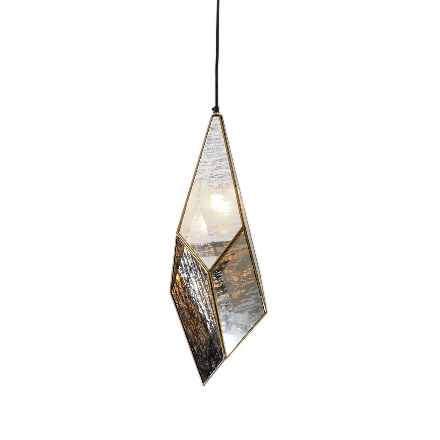 Geometric Crystal Pendant Antique - ILLUMEA - ILLUMEALighting