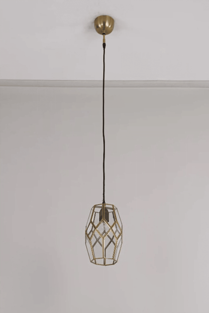 Geometric Honeycomb Clear Glass Pendant - ILLUMEA - ILLUMEALighting