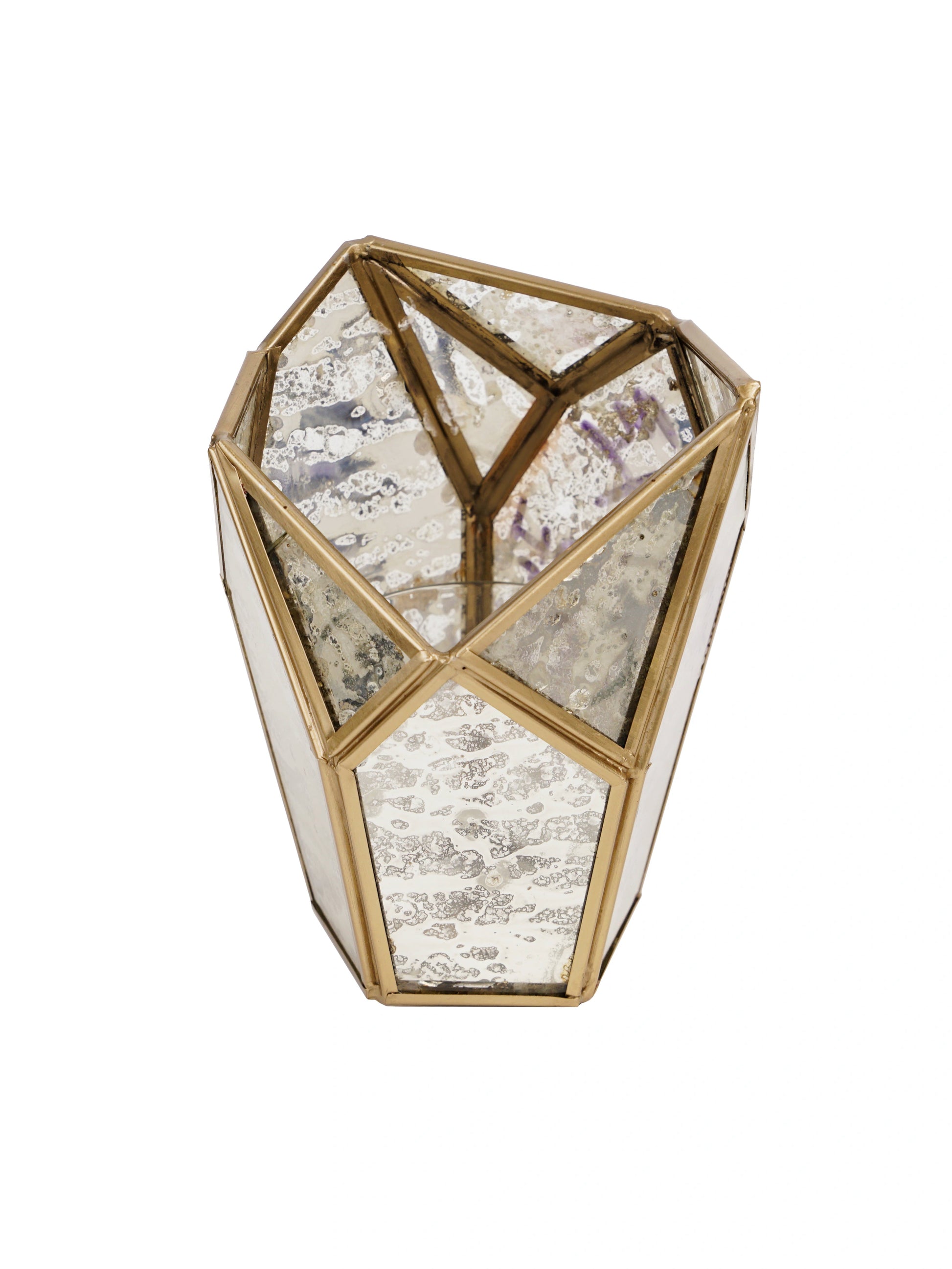 Geometric Tealight Candle Holder Antique - ILLUMEA - ILLUMEATea light