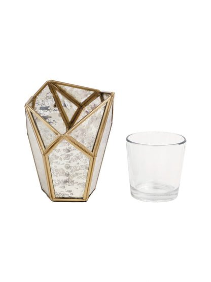 Geometric Tealight Candle Holder Antique - ILLUMEA - ILLUMEATea light