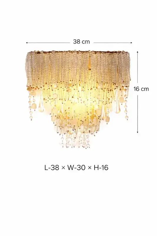 Half Nora Glass Wall Lamp