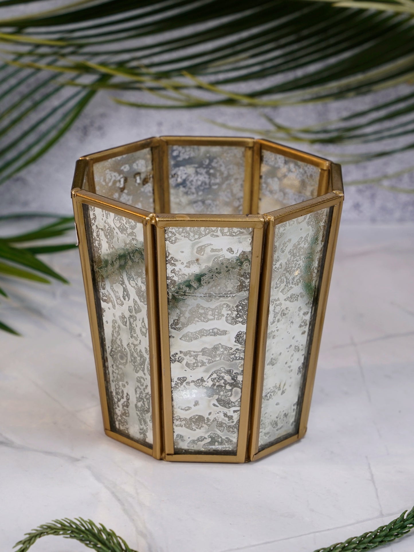 Hexa Linaurea Tealight Candle holder Antique - Small